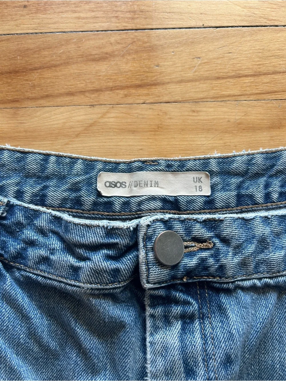ASOS High-Rise Denim Shorts